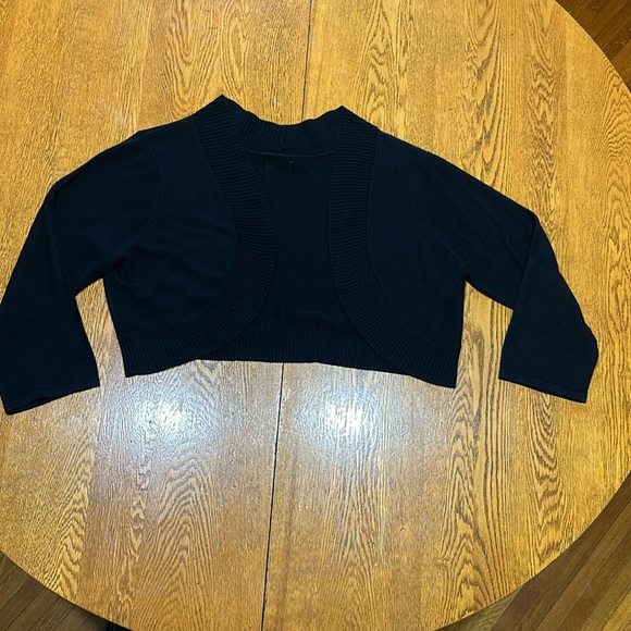 Black cropped sweater brand unknown size M/L - Picture 3 of 7